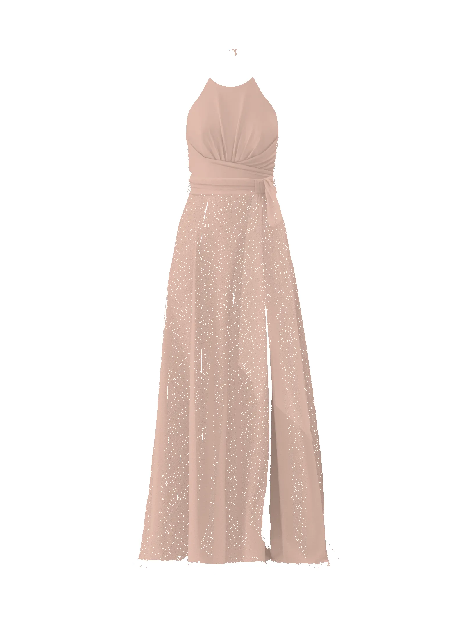 Bodice(Jayla), Skirt(Arabella),Belt(Sash), blush sold by Amsale