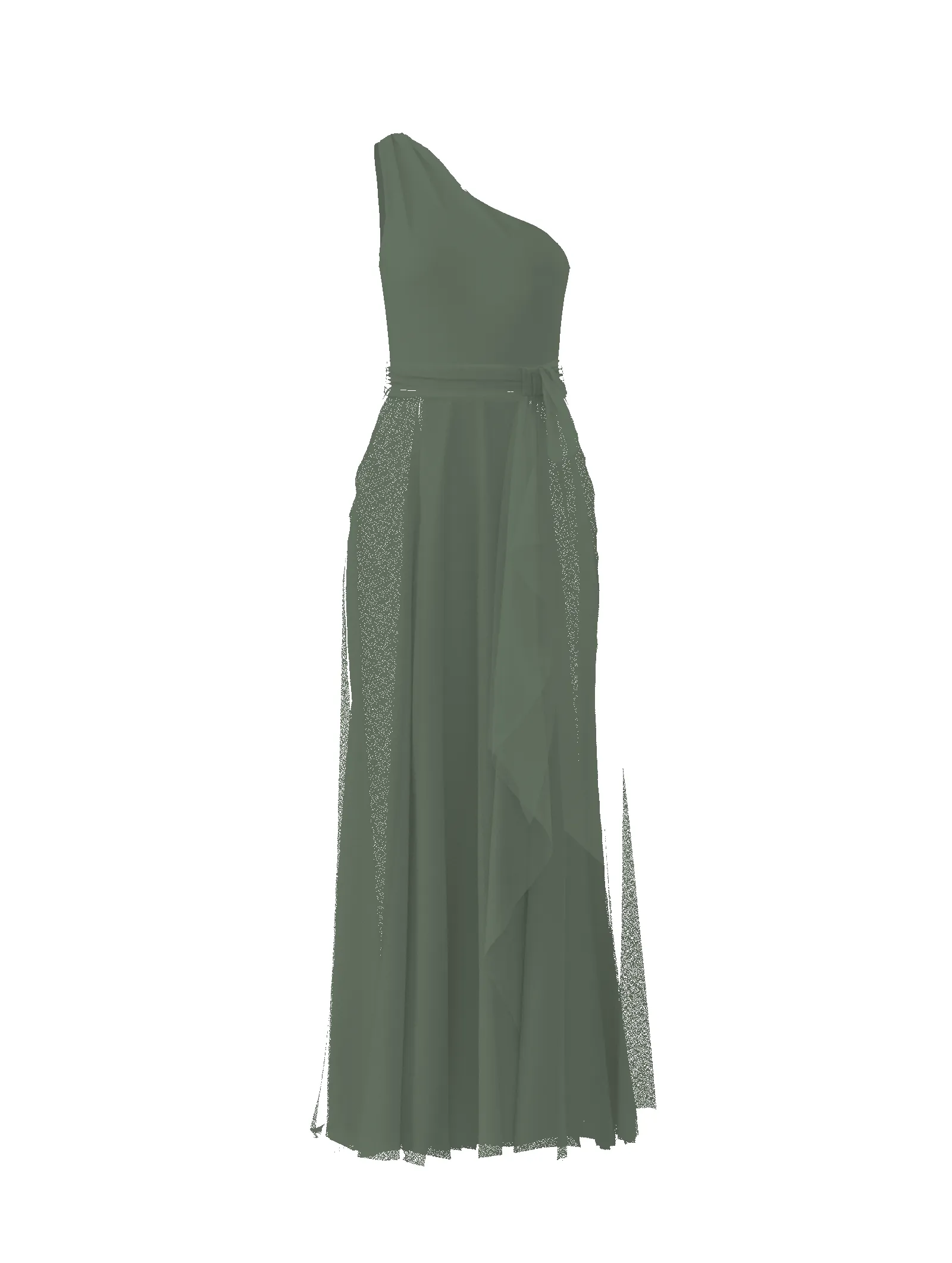 Bodice(Laurie), Skirt(Jaycie),Belt(Sash), olive sold by Amsale