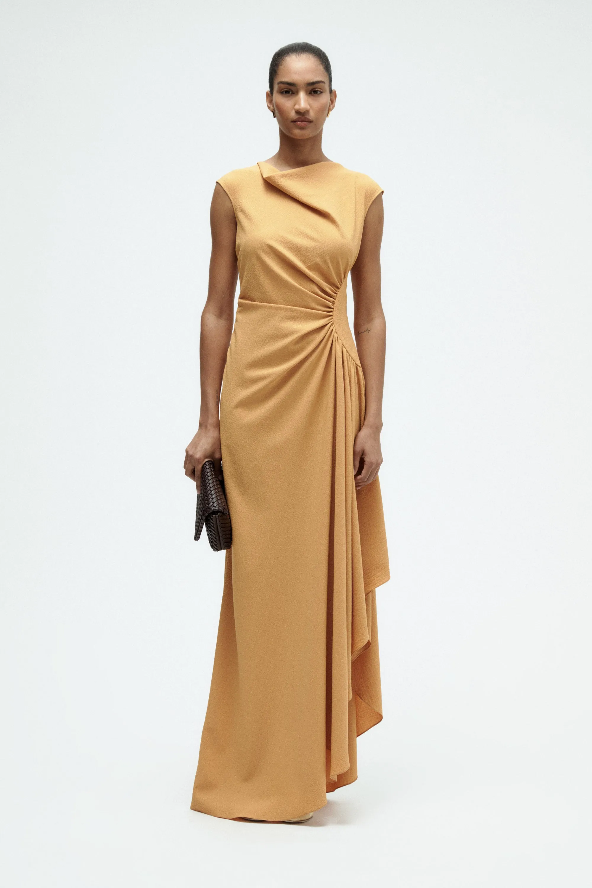 Textured Cowl Neck Gown sold by Amsale