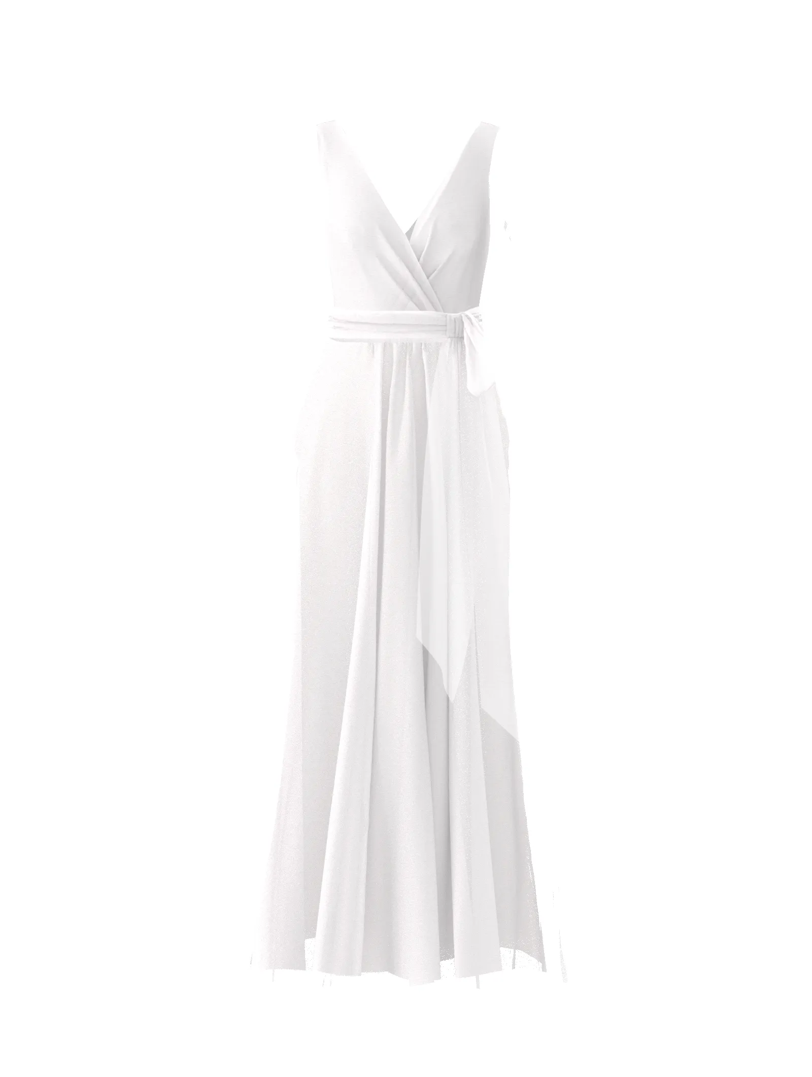 Bodice(Ava), Skirt(Justine),Belt(Sash), white sold by Amsale