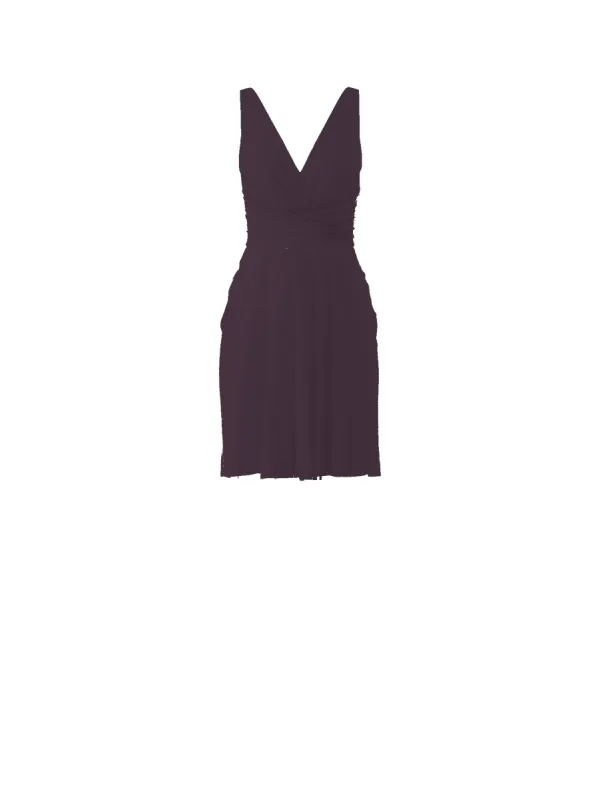 Bodice(Justine), Skirt(Carla), plum sold by Amsale