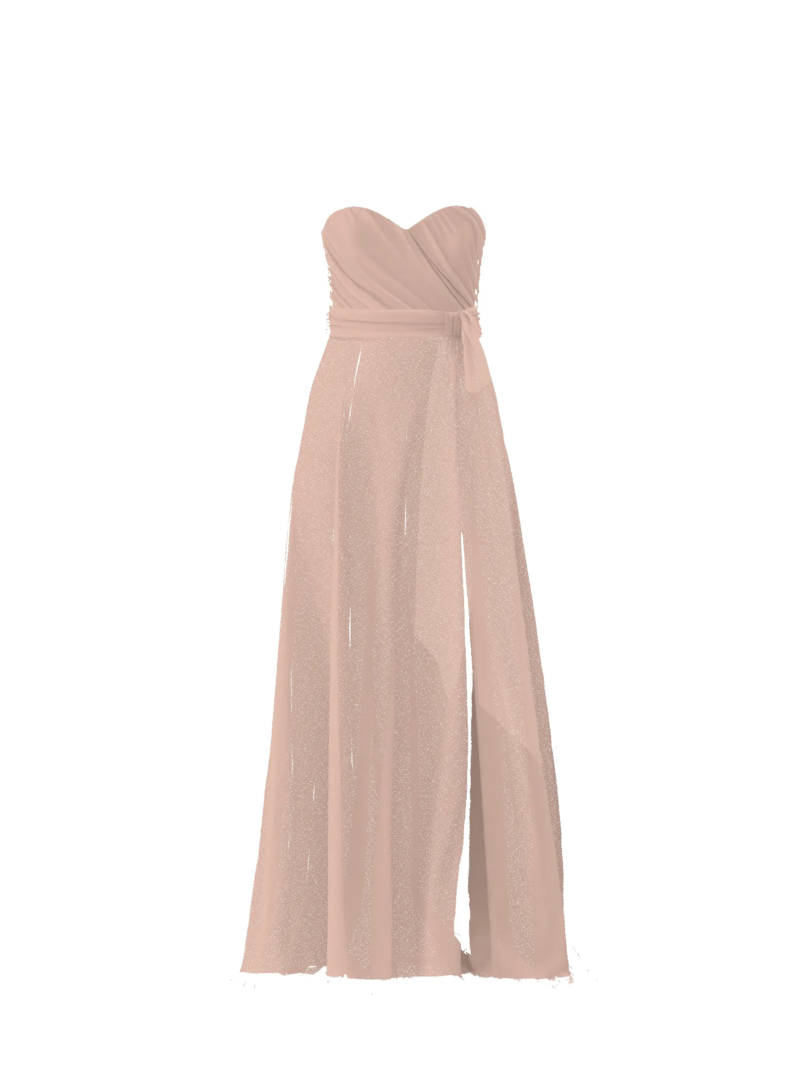 Bodice(Jaycie), Skirt(Arabella),Belt(Sash), blush sold by Amsale