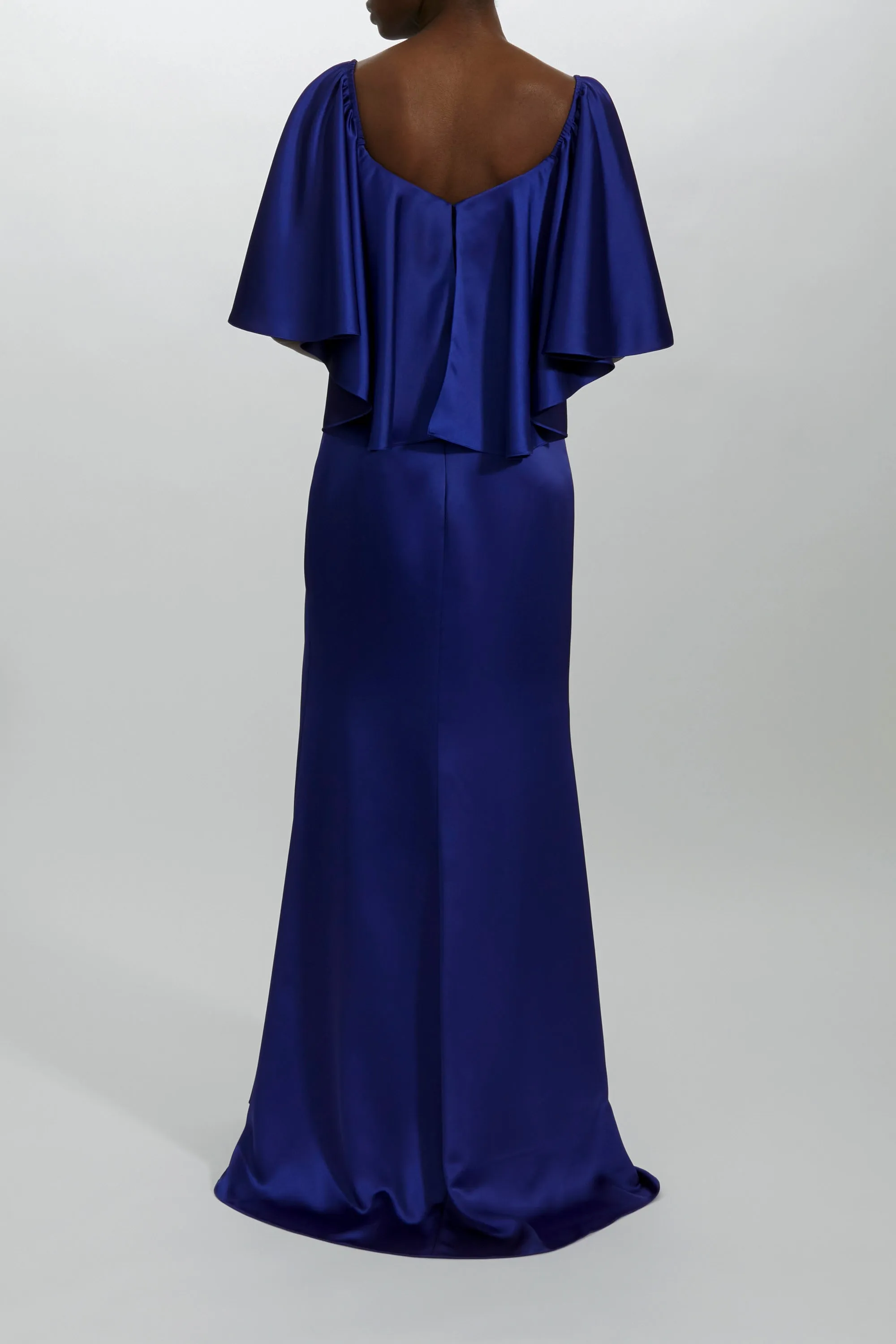 Off-the-Shoulder Cape Gown sold by Amsale product image thumbnail 4