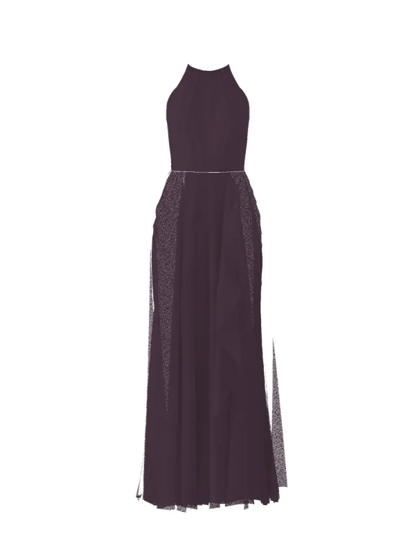 Bodice(Kyra), Skirt(Jaycie), plum sold by Amsale