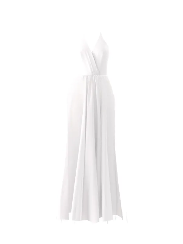 Bodice(Carmelle), Skirt(Justine), white sold by Amsale
