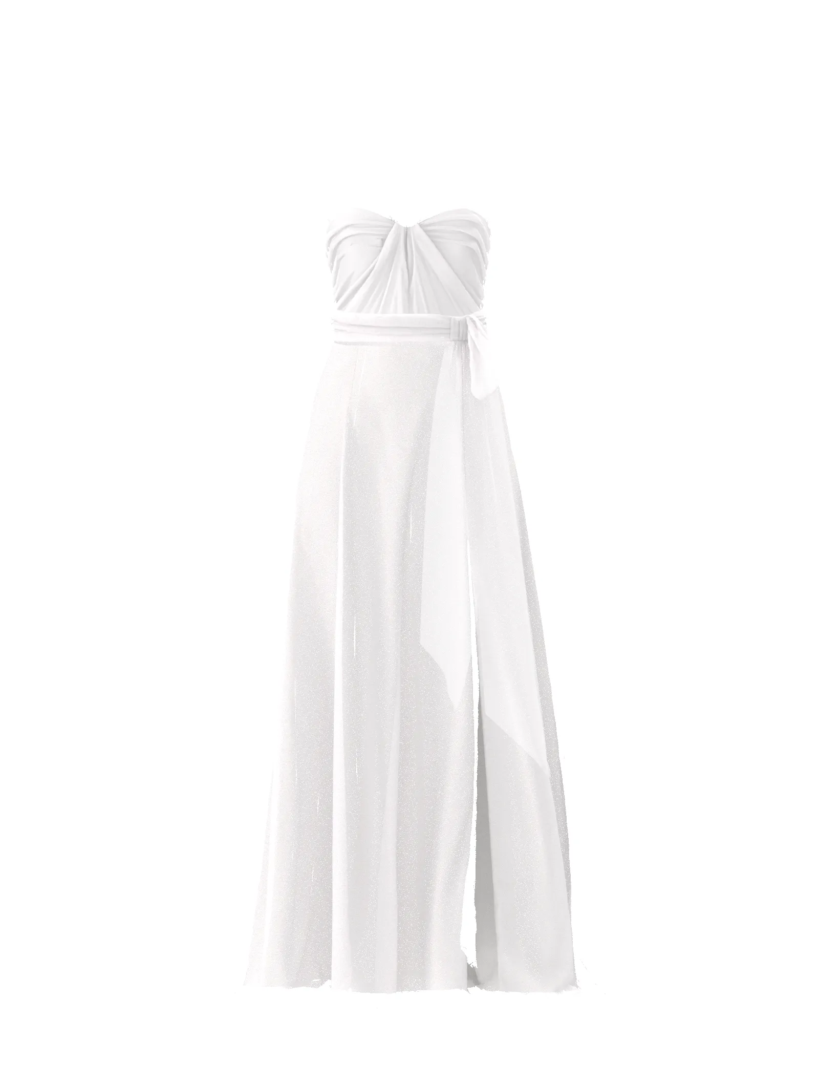 Bodice(Cerisa), Skirt(Arabella),Belt(Sash), white sold by Amsale