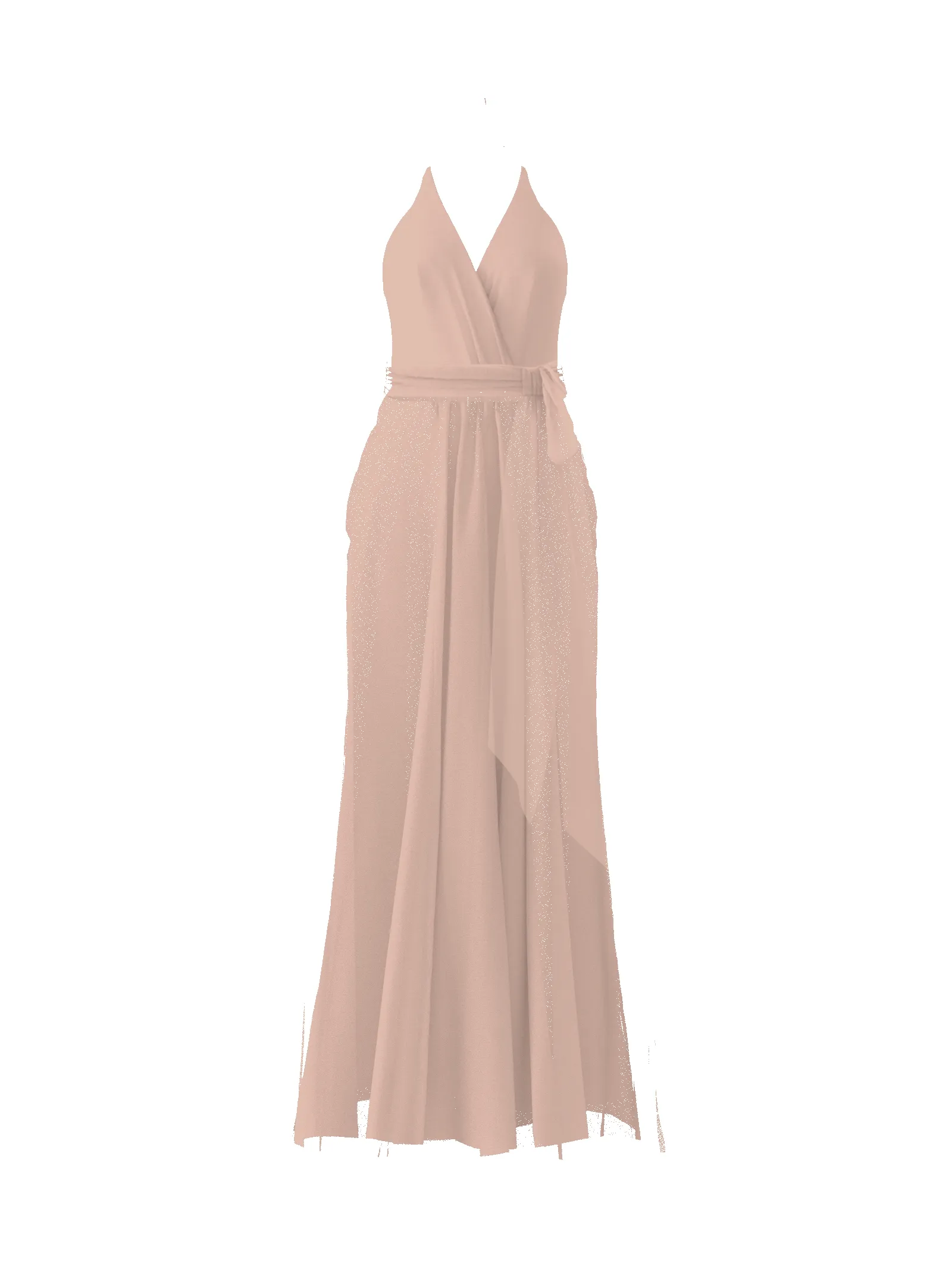 Bodice(Carmelle), Skirt(Justine),Belt(Sash), blush sold by Amsale