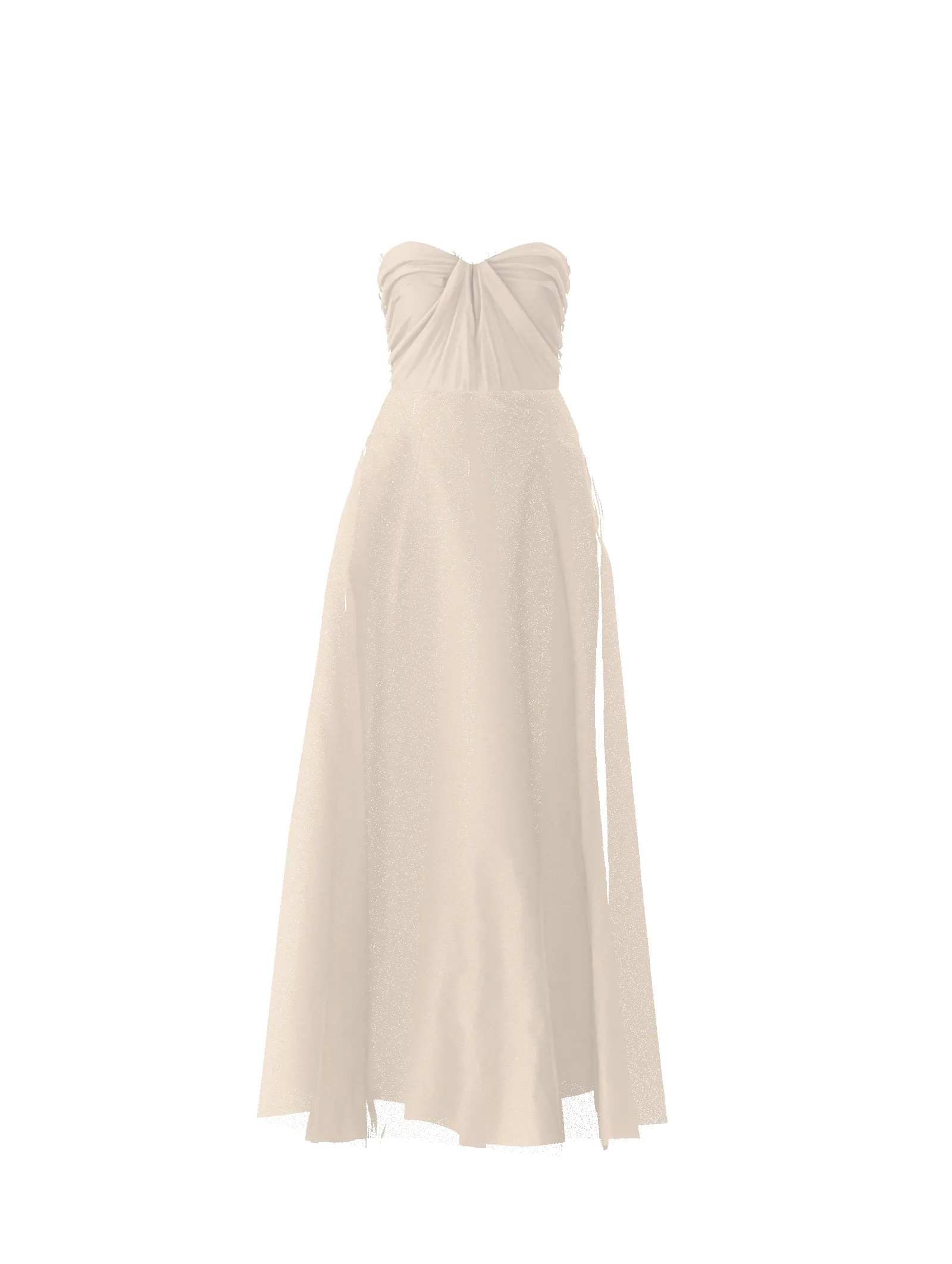 Bodice(Cerisa), Skirt(Cerisa), cream sold by Amsale