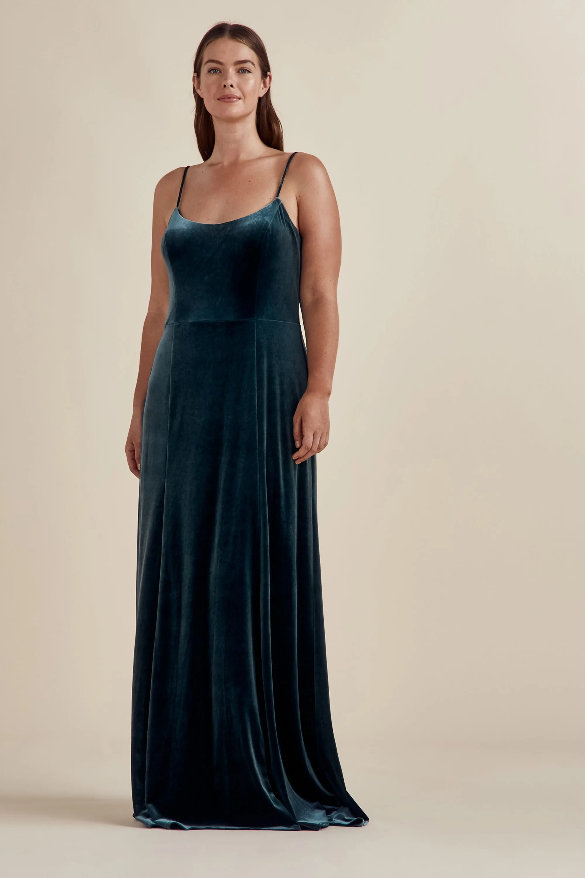 Cali - Velvet Scoop Neck Dress sold by Amsale product image thumbnail 2