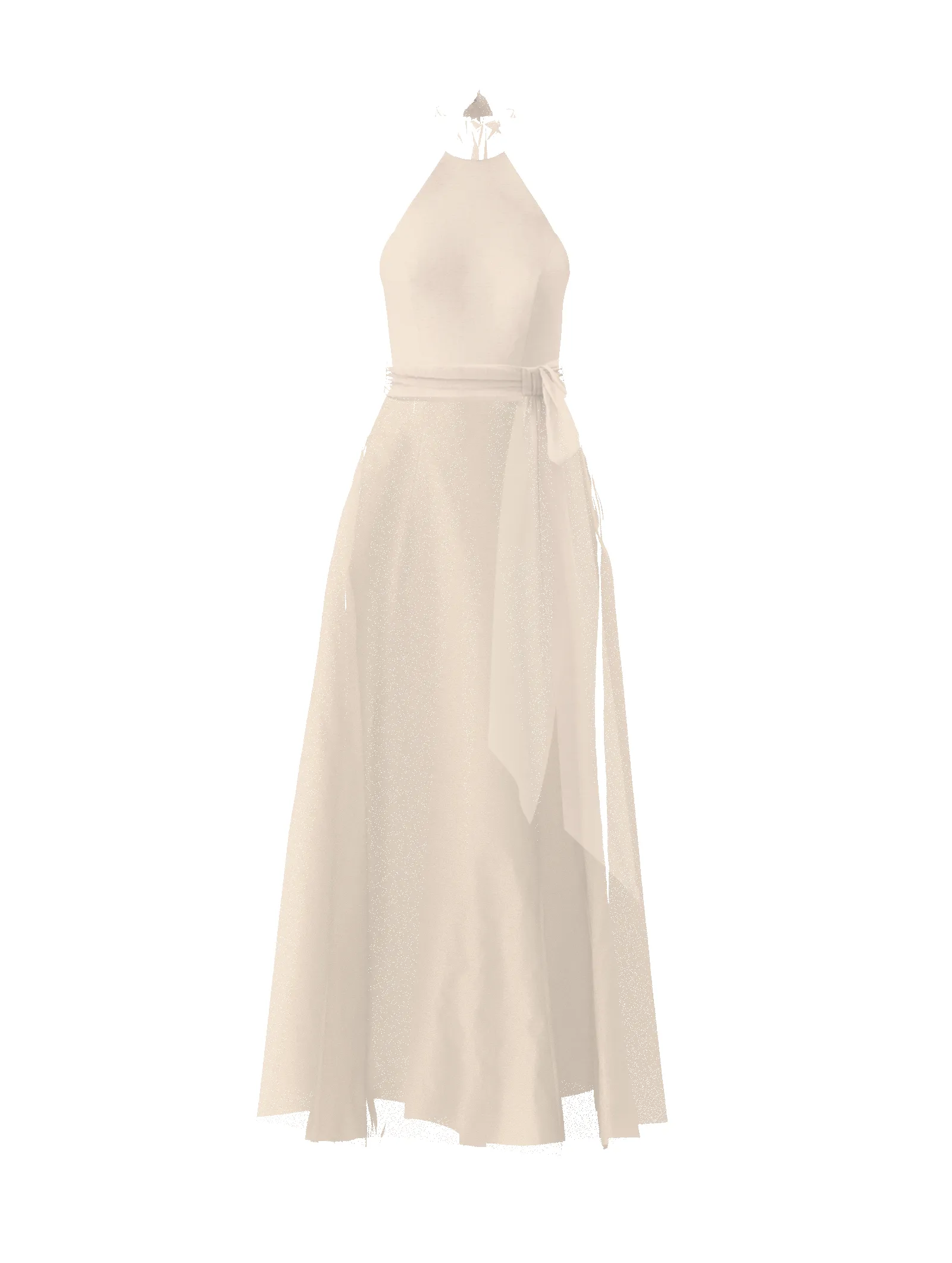 Bodice(Sophia), Skirt(Cerisa),Belt(Sash), cream sold by Amsale