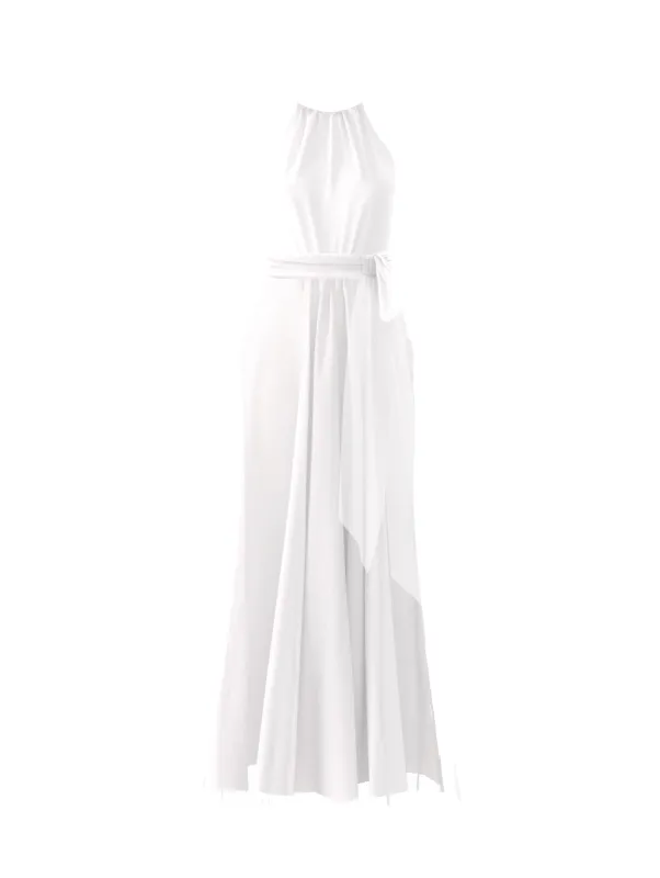 Bodice(Kyra), Skirt(Justine),Belt(Sash), white sold by Amsale