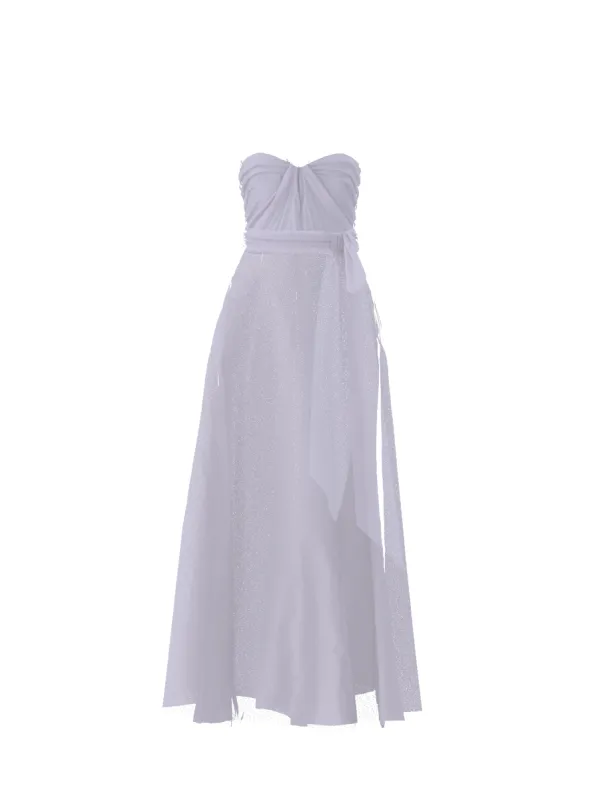 Bodice(Cerisa), Skirt(Cerisa),Belt(Sash), lilac sold by Amsale