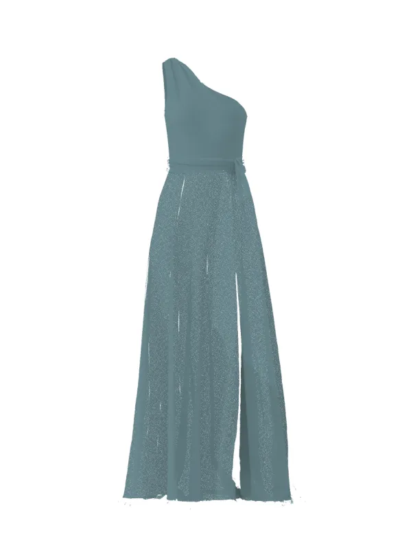 Bodice(Laurie), Skirt(Arabella),Belt(Sash), teal sold by Amsale