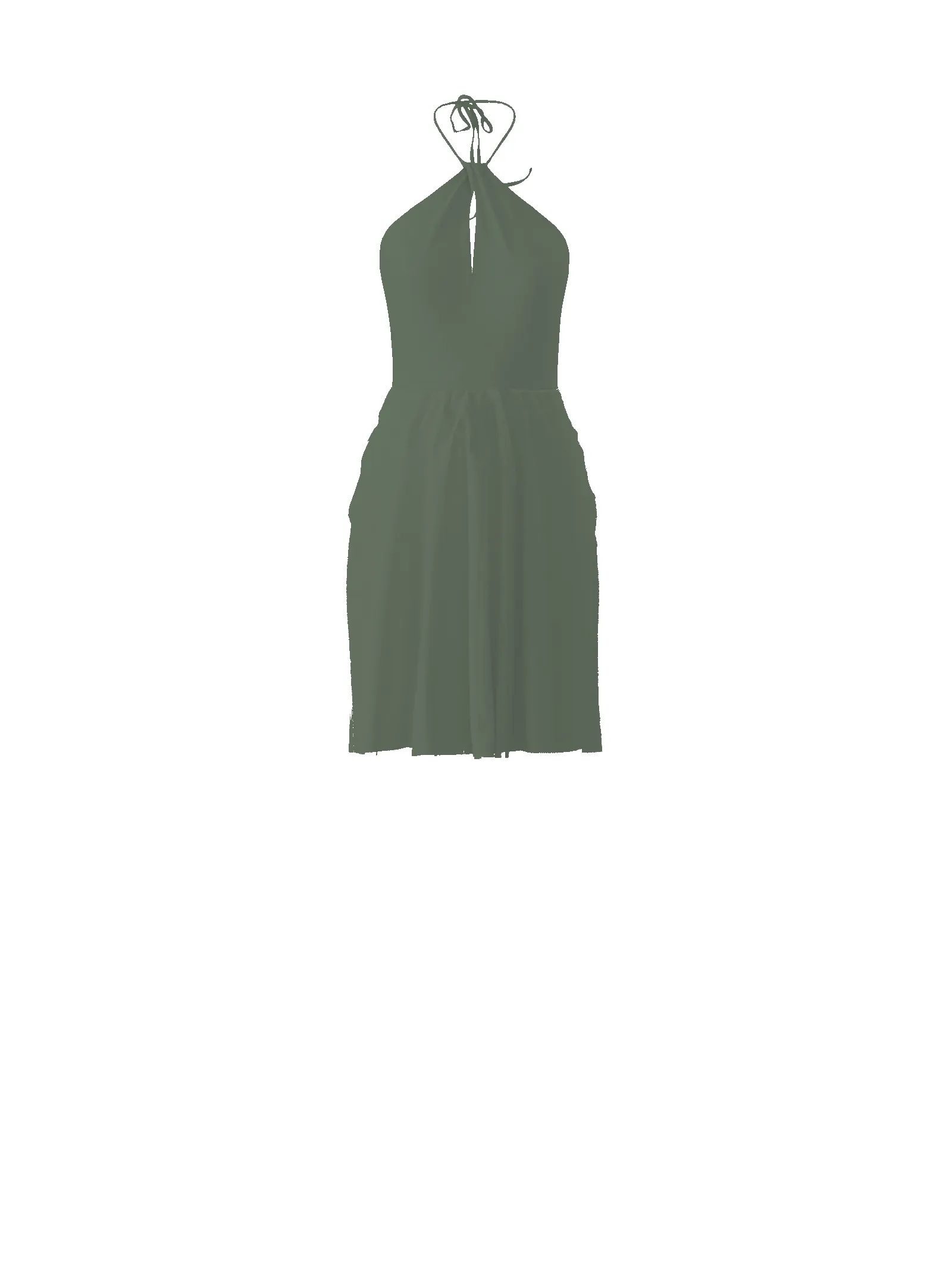 Bodice(Colby), Skirt(Carla), olive sold by Amsale