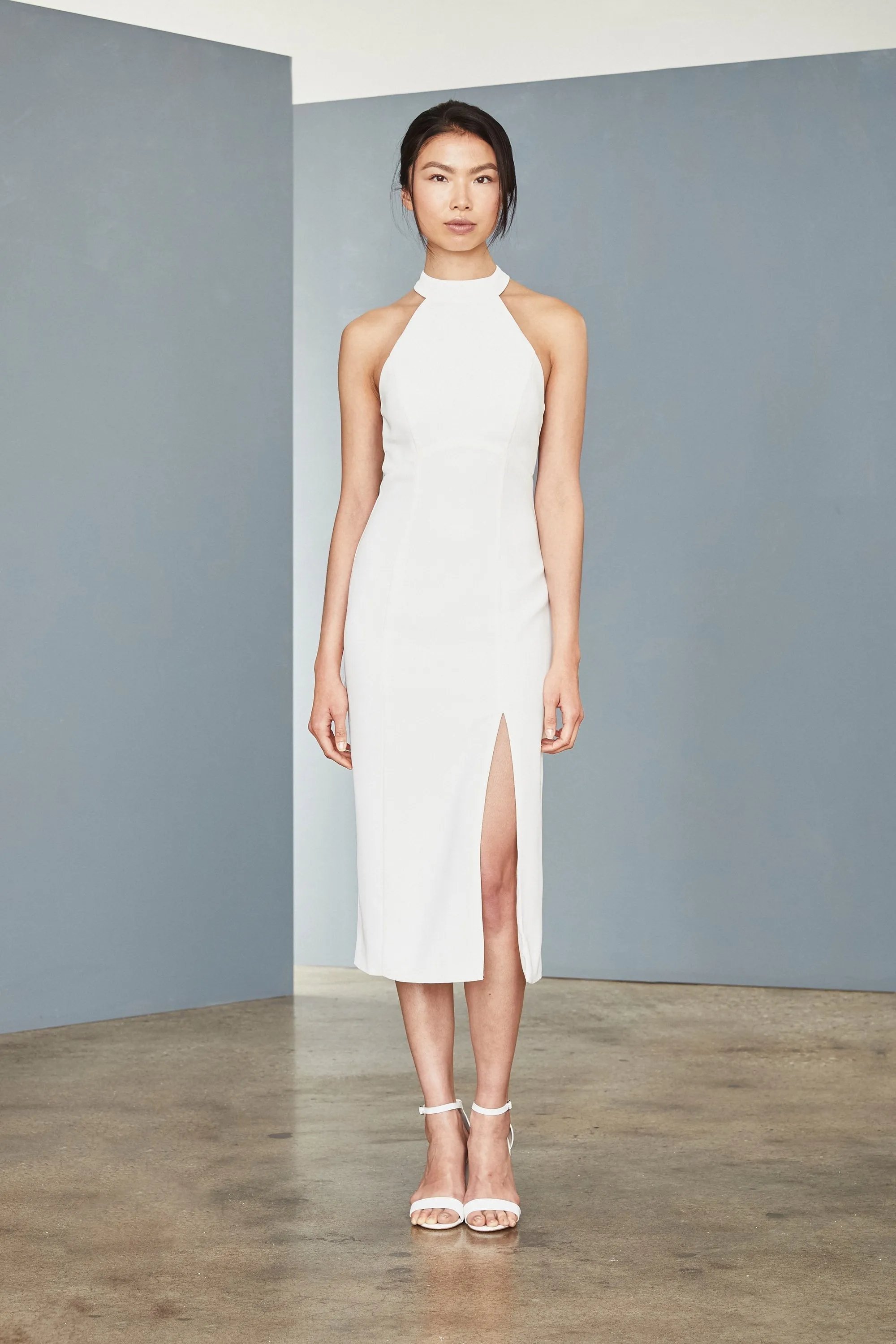 Crepe Sheath Dress sold by Amsale product image thumbnail 2