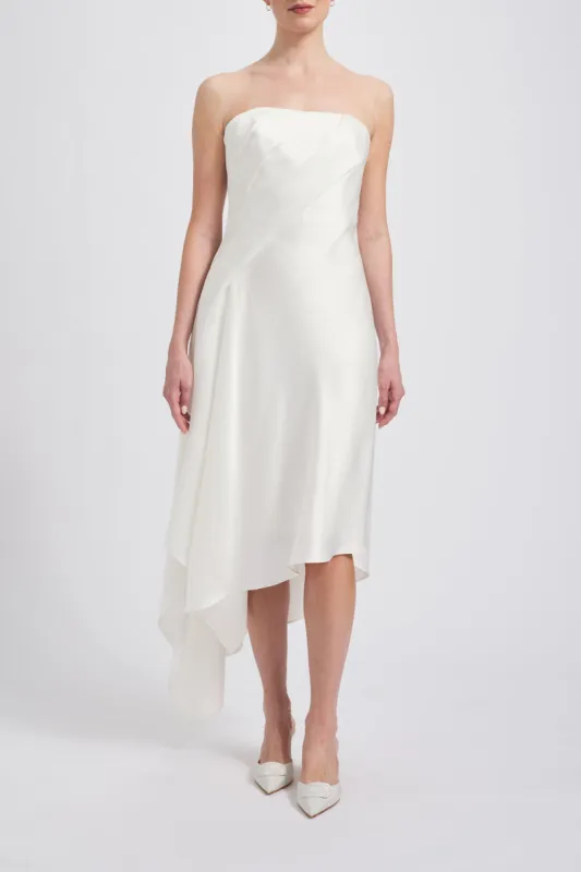 Fluid Satin Asymmetric Dress sold by Amsale