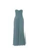 Bodice(Cerisa), Skirt(Jaycie),Belt(Sash), teal sold by Amsale