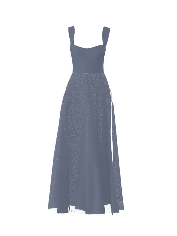 Bodice(Alexis), Skirt(Cerisa), slate sold by Amsale
