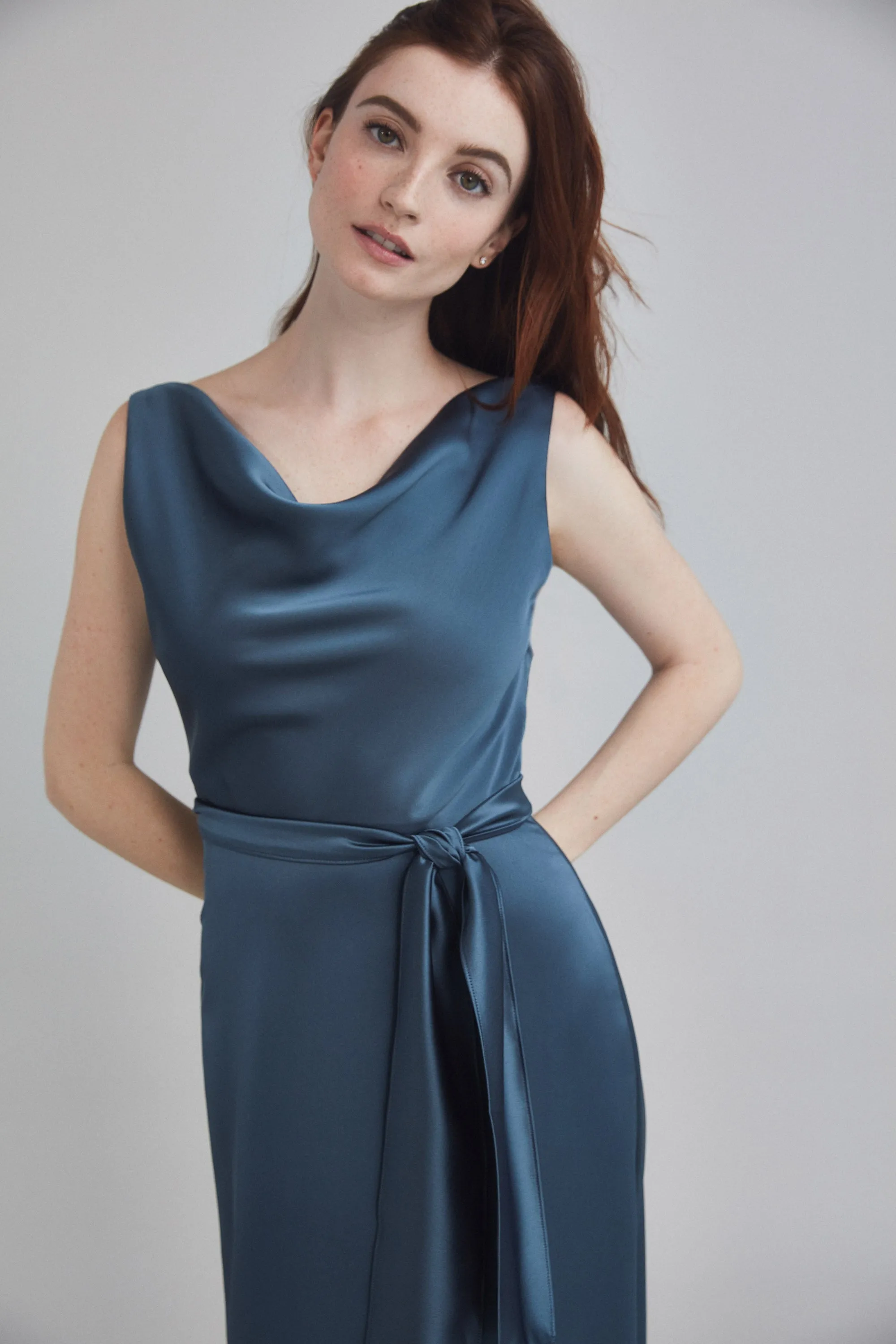 Mira - Navy sold by Amsale