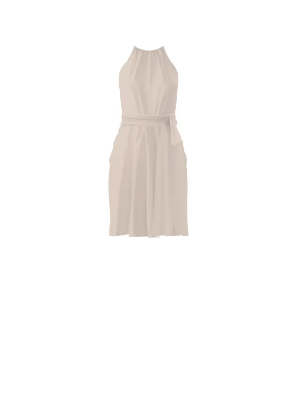 Bodice(Kyra), Skirt(Carla),Belt(Sash), fawn sold by Amsale