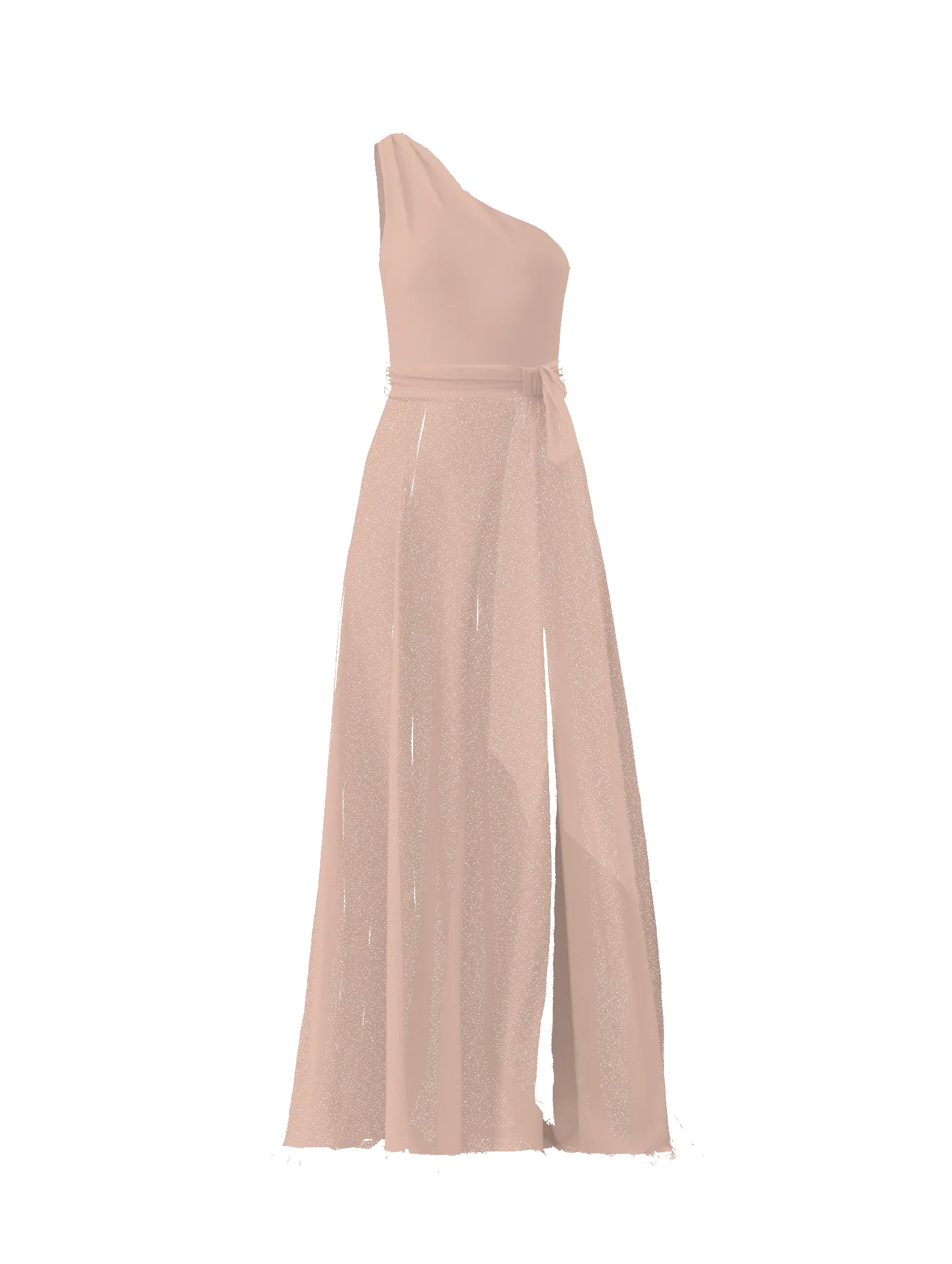 Bodice(Laurie), Skirt(Arabella),Belt(Sash), blush sold by Amsale