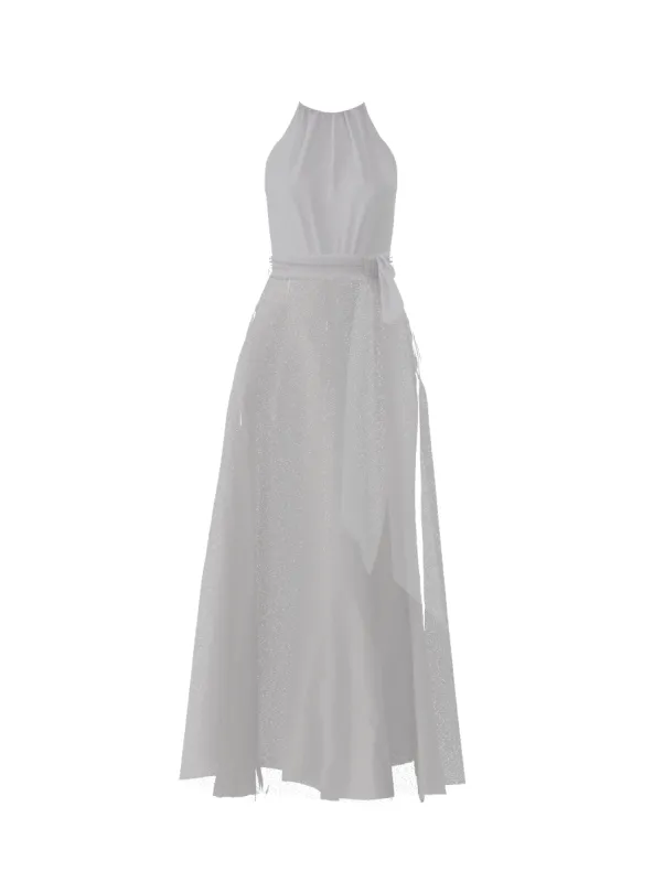 Bodice(Kyra), Skirt(Cerisa),Belt(Sash), platinum sold by Amsale