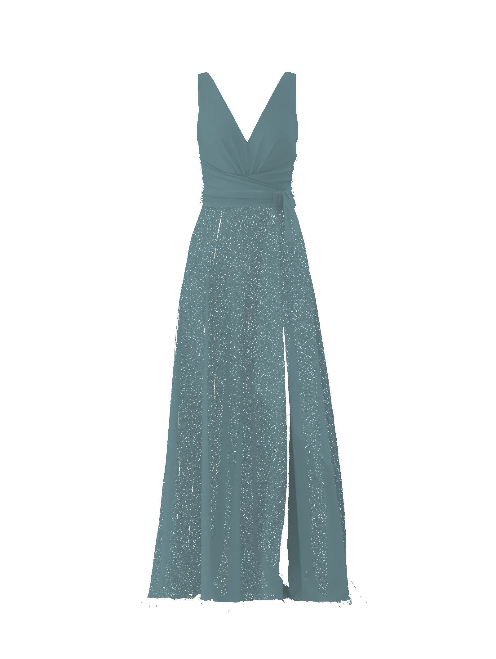 Bodice(Justine), Skirt(Arabella),Belt(Sash), teal sold by Amsale