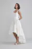 Taffeta High-Low Hem Dress sold by Amsale