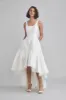 Taffeta High-Low Hem Dress sold by Amsale