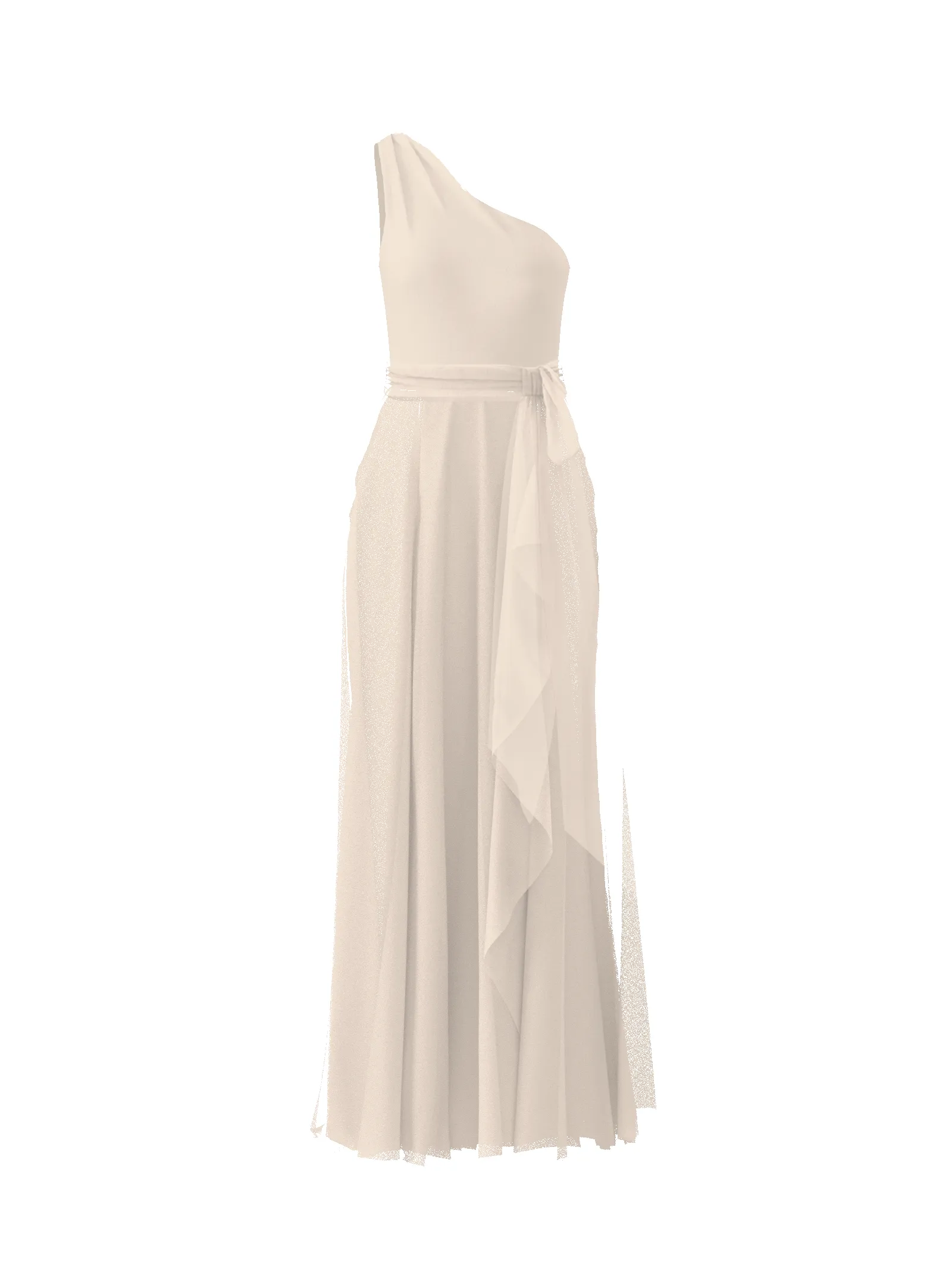 Bodice(Laurie), Skirt(Jaycie),Belt(Sash), cream sold by Amsale