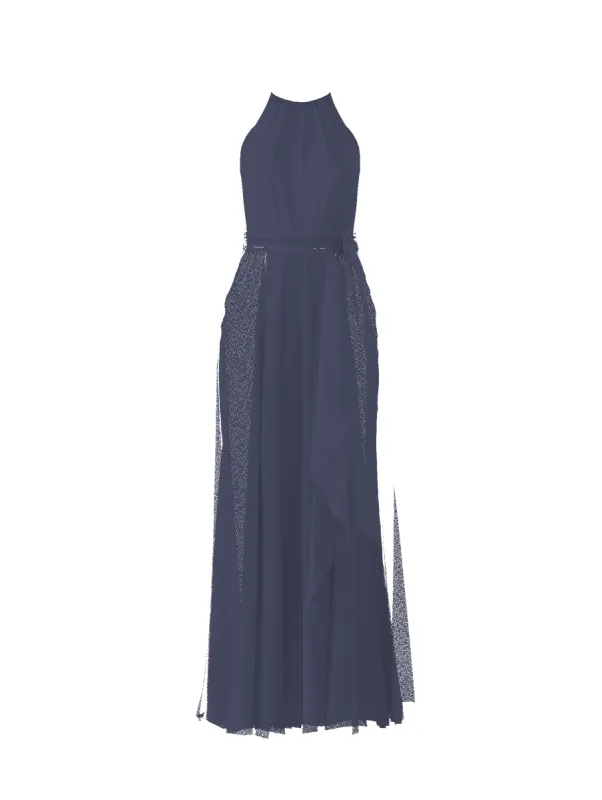 Bodice(Kyra), Skirt(Jaycie),Belt(Sash), blue-steel sold by Amsale