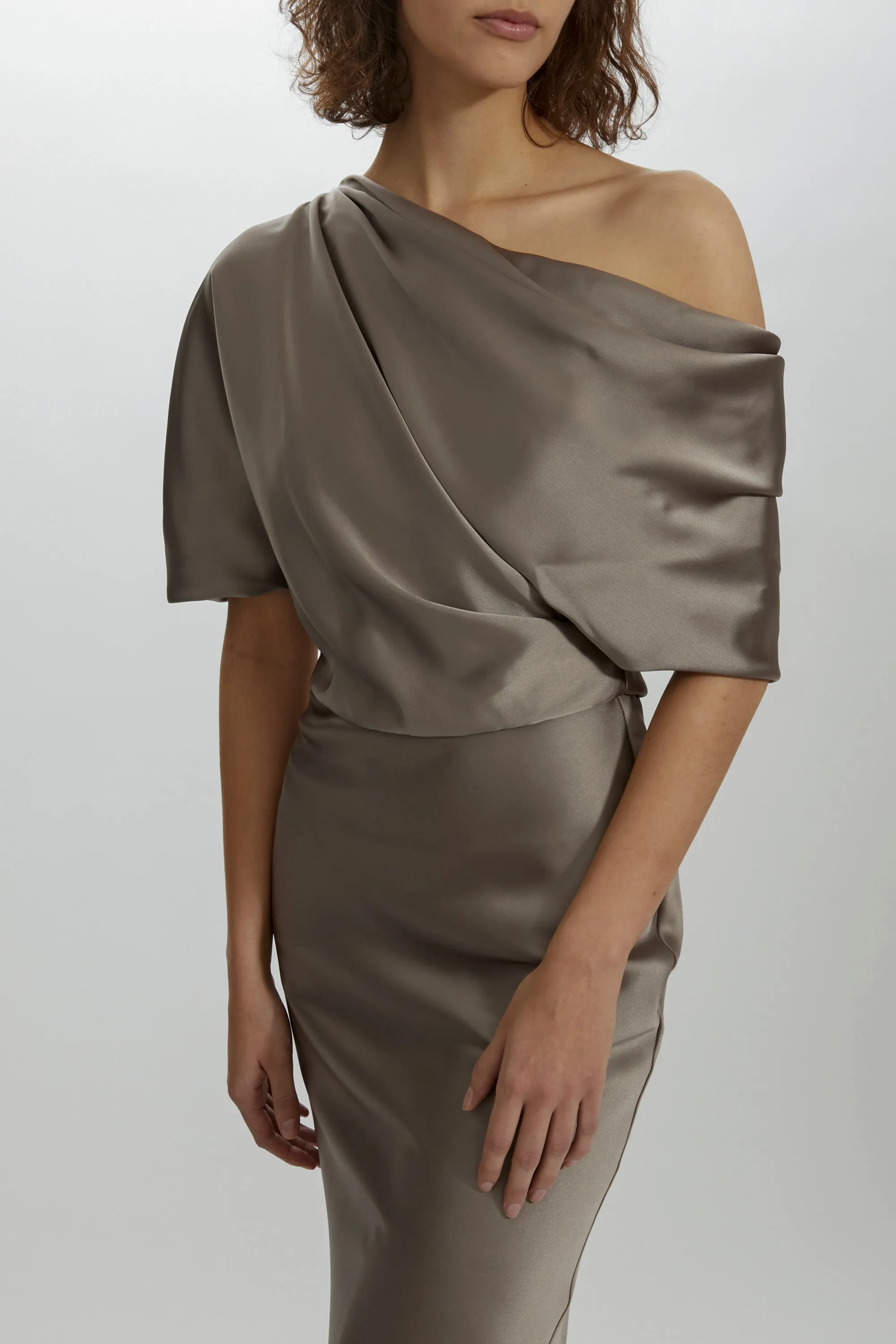 The Slouch Slim Midi Dress sold by Amsale product image thumbnail 2
