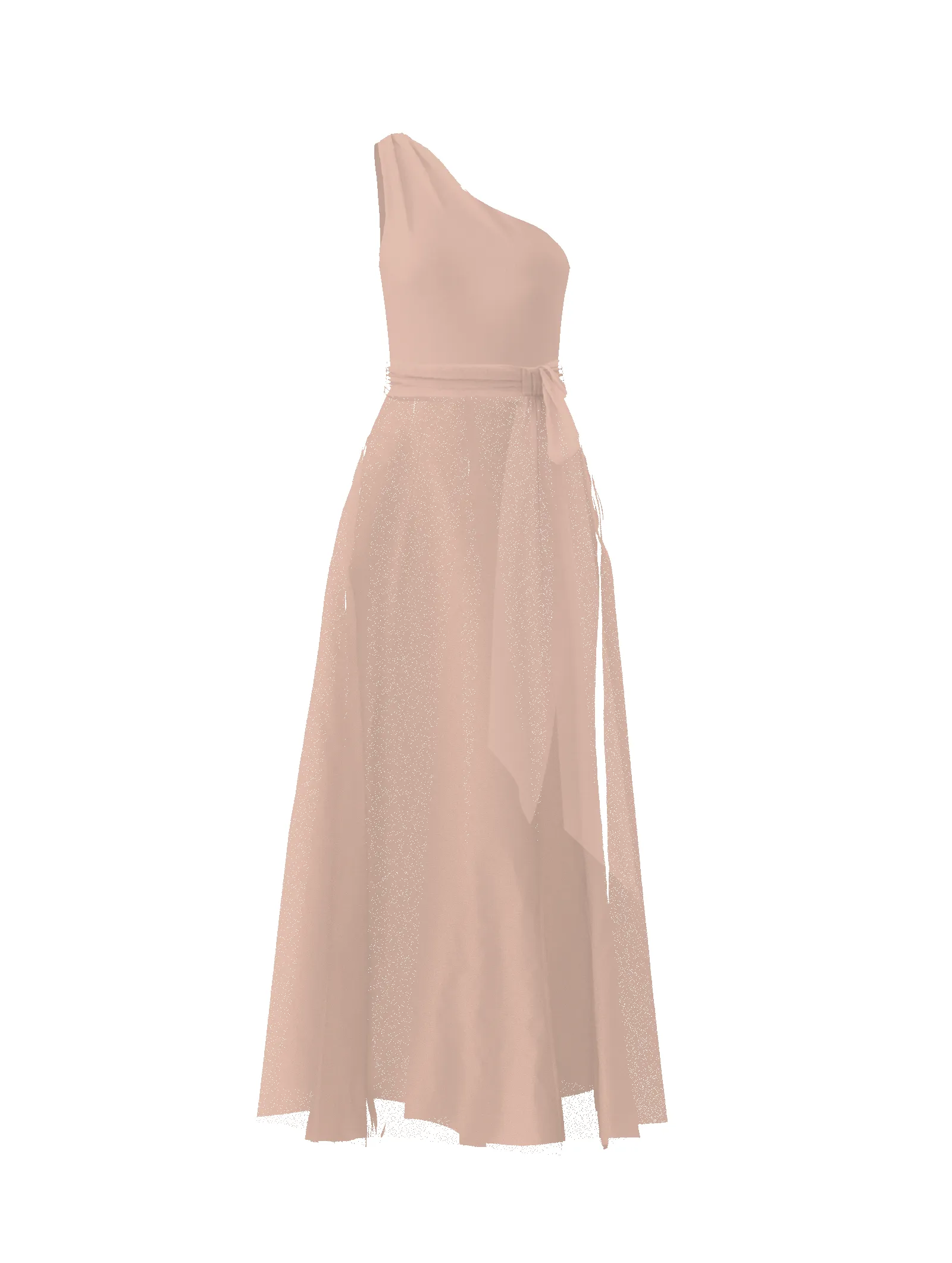 Bodice(Laurie), Skirt(Cerisa),Belt(Sash), blush sold by Amsale