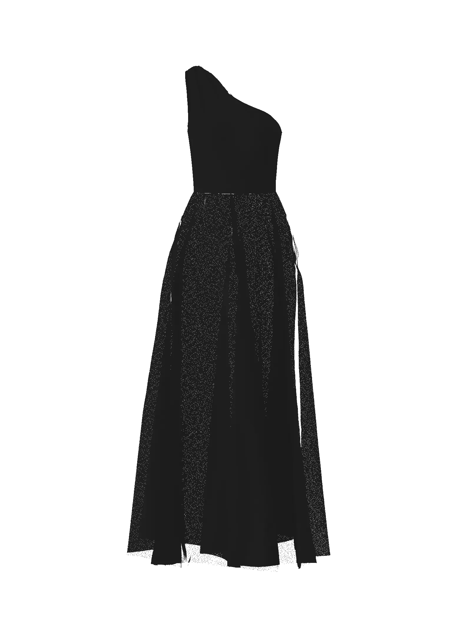 Bodice(Laurie), Skirt(Cerisa), black sold by Amsale