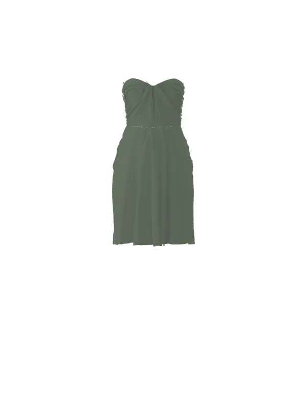 Bodice(Cerisa), Skirt(Carla), olive sold by Amsale