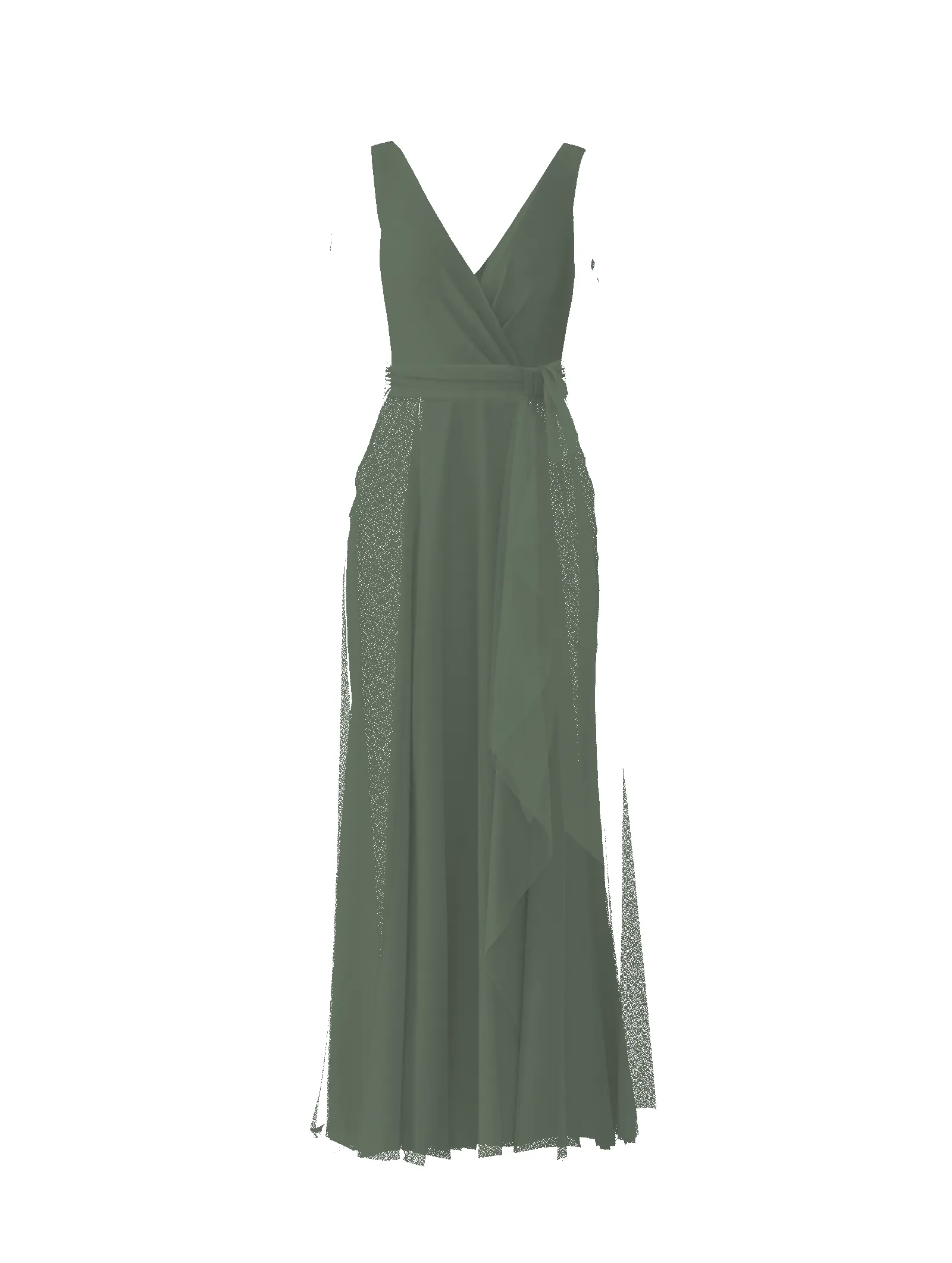 Bodice(Ava), Skirt(Jaycie),Belt(Sash), olive sold by Amsale