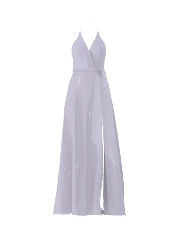 Bodice(Carmelle), Skirt(Arabella),Belt(Sash), lilac sold by Amsale