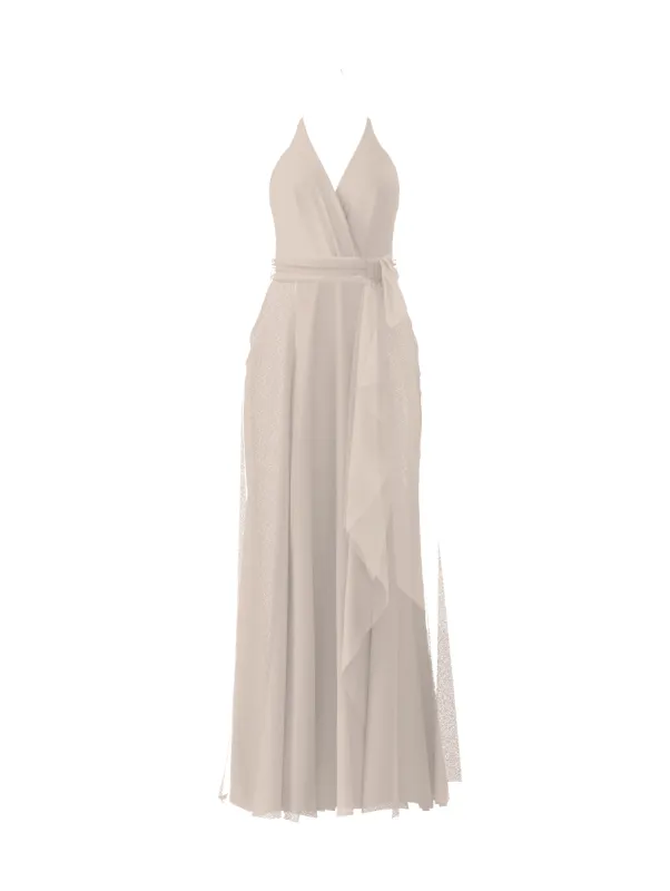 Bodice(Carmelle), Skirt(Jaycie),Belt(Sash), fawn sold by Amsale