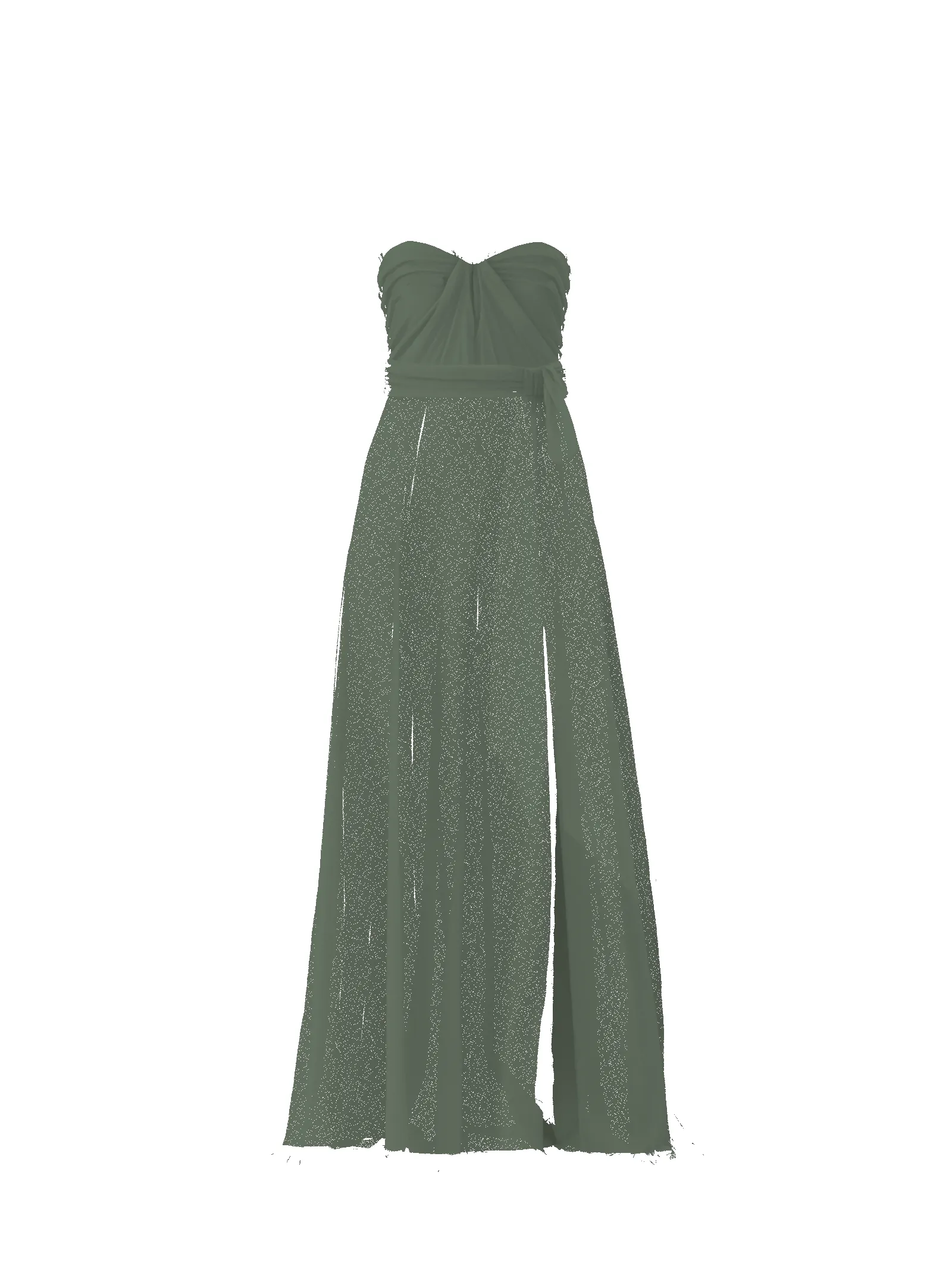 Bodice(Cerisa), Skirt(Arabella),Belt(Sash), olive sold by Amsale