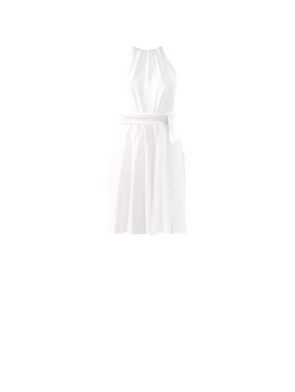 Bodice(Kyra), Skirt(Carla),Belt(Sash), white sold by Amsale