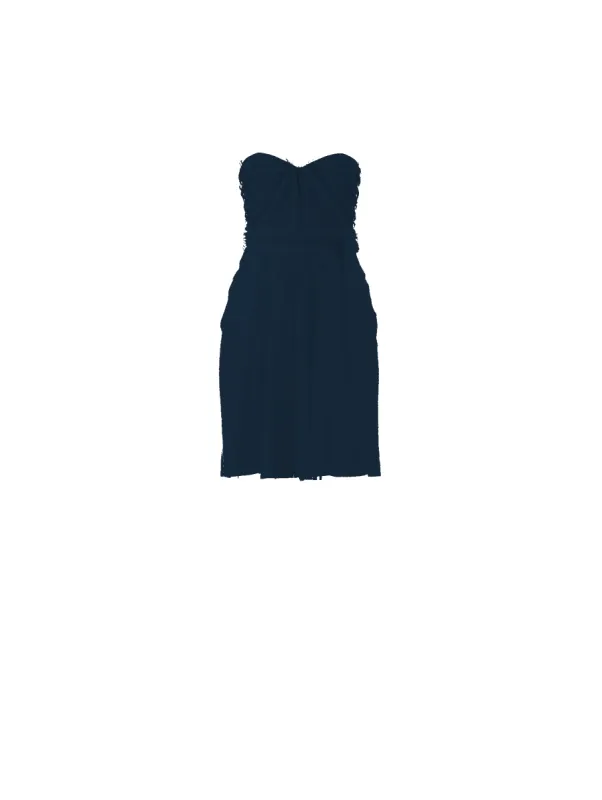 Bodice(Cerisa), Skirt(Carla),Belt(Sash), navy sold by Amsale