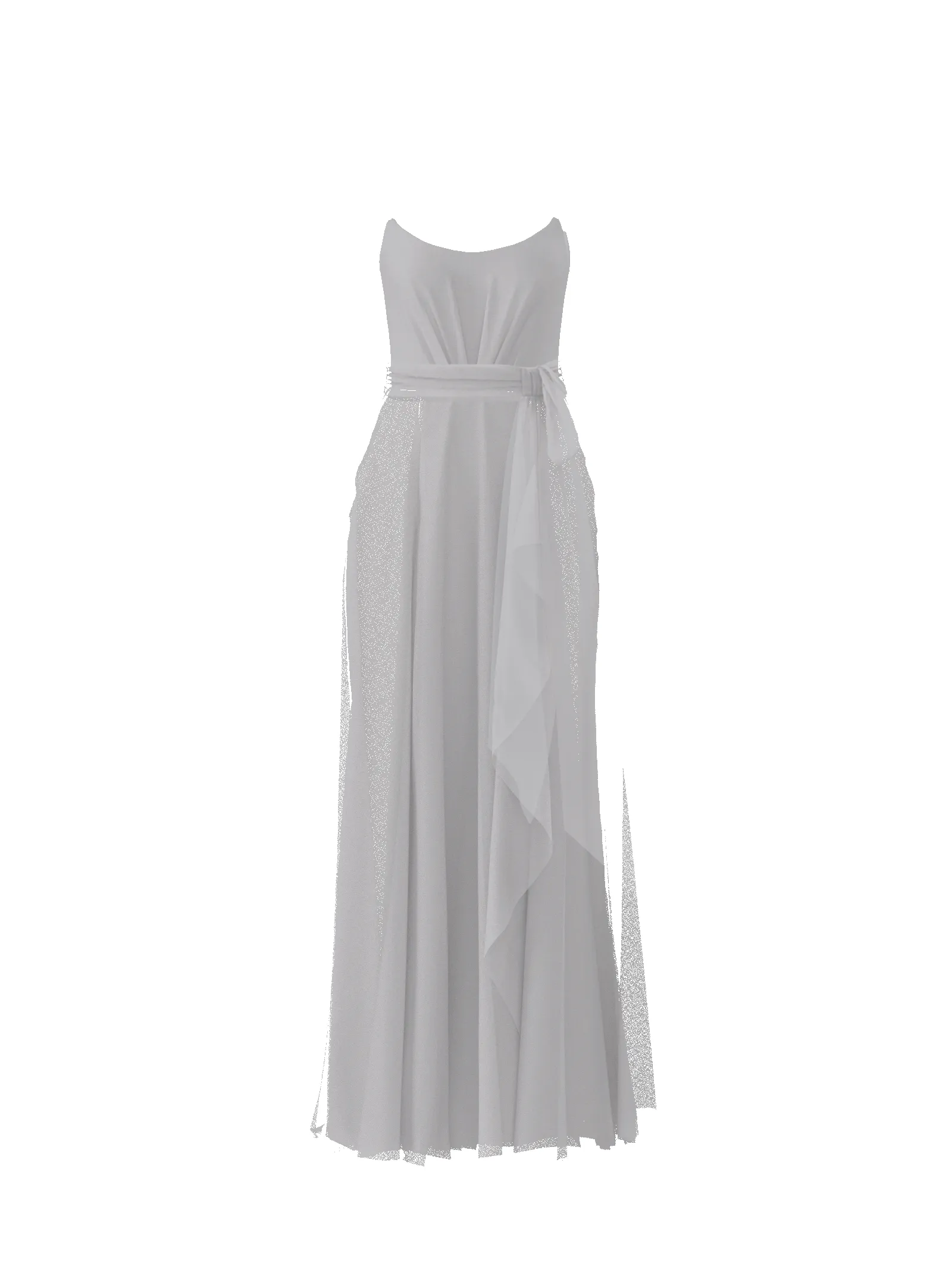 Bodice(Campbell), Skirt(Jaycie),Belt(Sash), platinum sold by Amsale