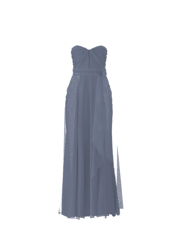 Bodice(Cerisa), Skirt(Jaycie),Belt(Sash), slate sold by Amsale