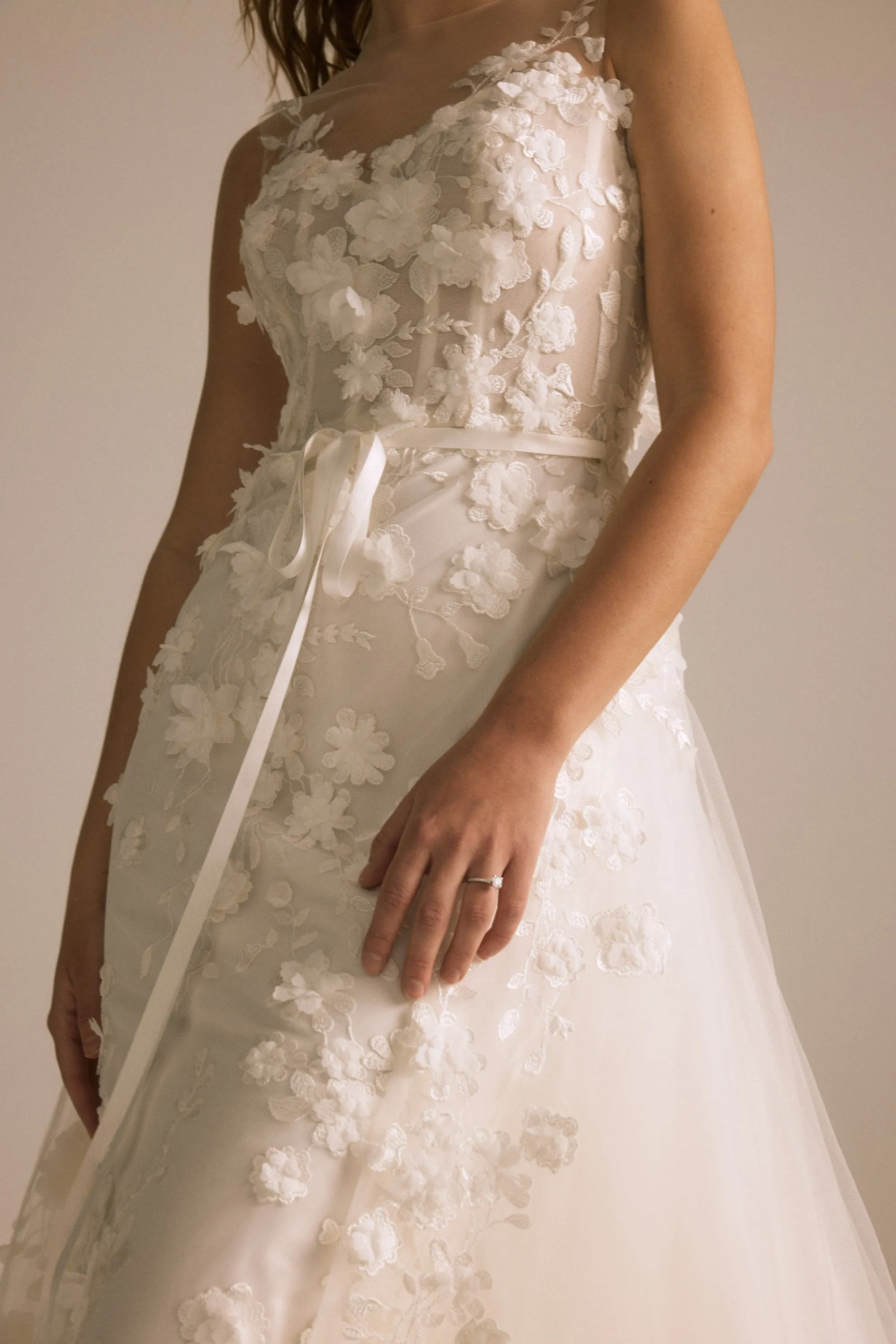 Tulle Overskirt for Floriane sold by Amsale product image thumbnail 3