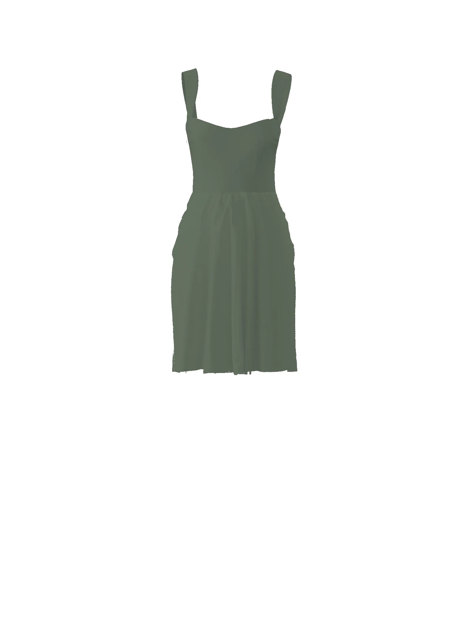 Bodice(Alexis), Skirt(Carla), olive sold by Amsale