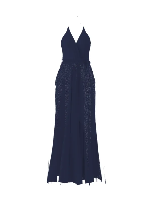 Bodice(Carmelle), Skirt(Justine),Belt(Sash), french-blue sold by Amsale