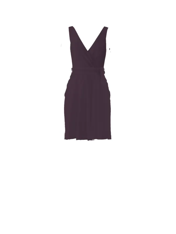 Bodice(Ava), Skirt(Carla),Belt(Sash), plum sold by Amsale