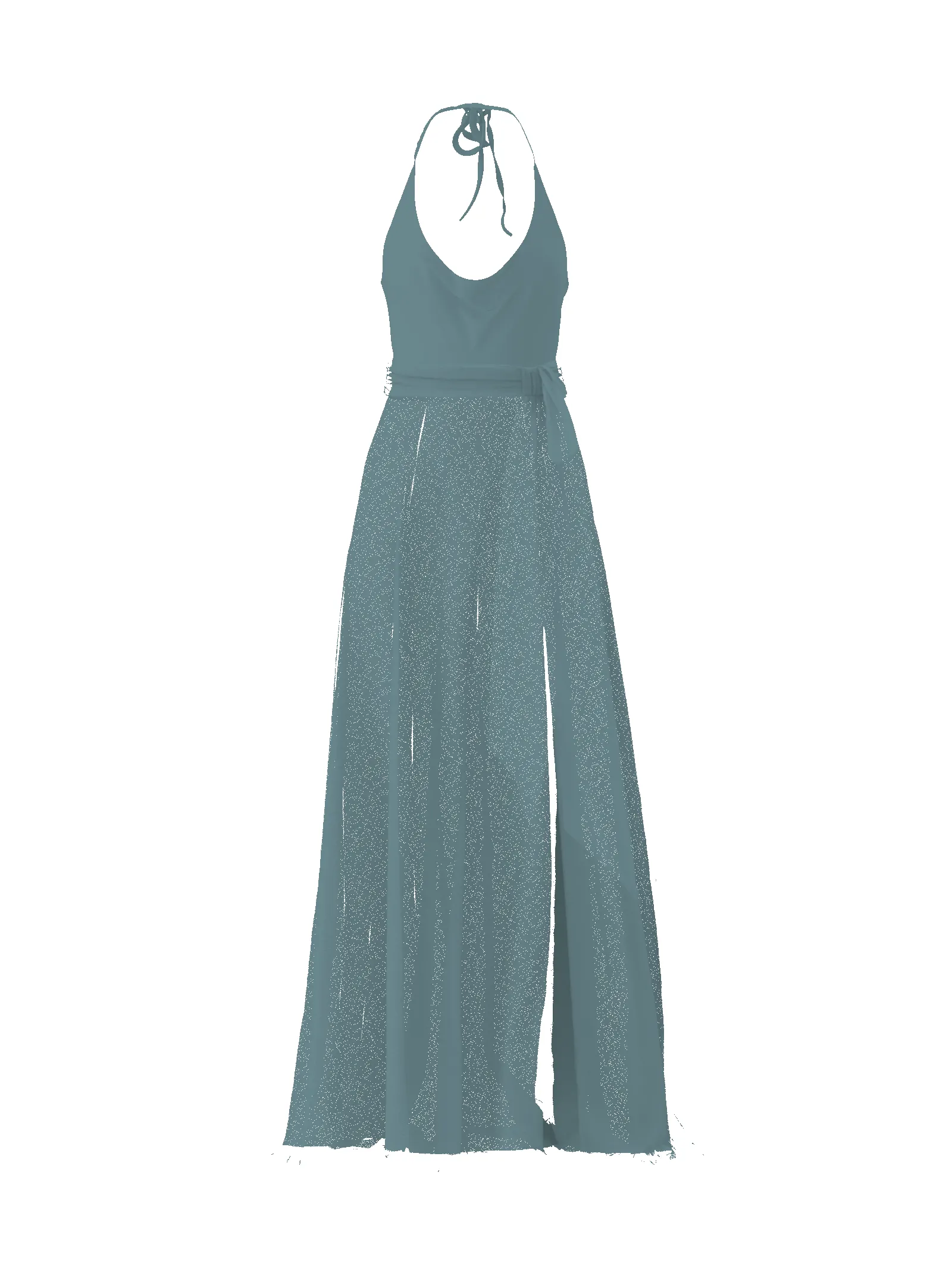 Bodice(Daryn), Skirt(Arabella),Belt(Sash), teal sold by Amsale