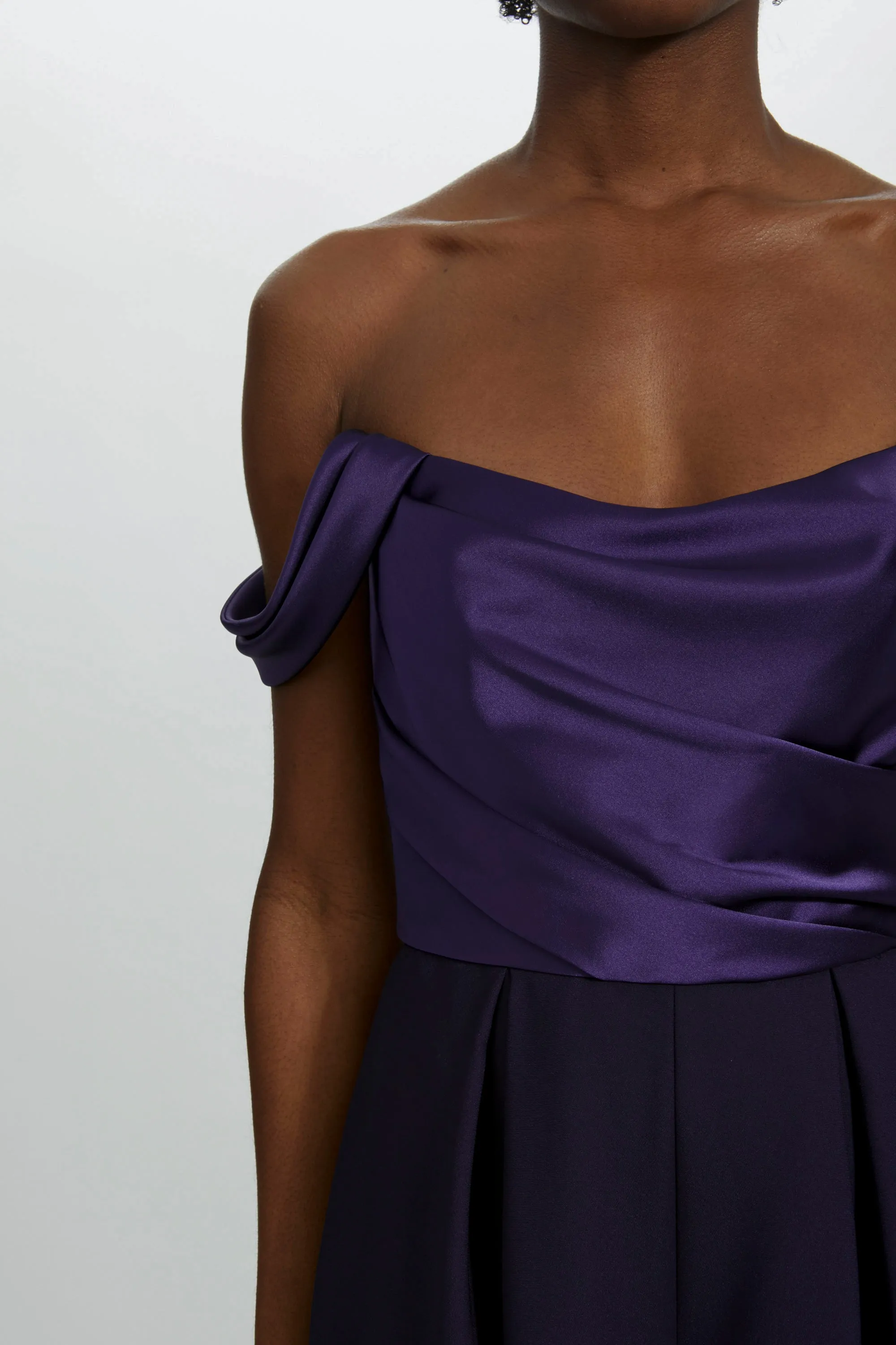 P438S - Off-the-Shoulder Jumpsuit sold by Amsale product image thumbnail 5