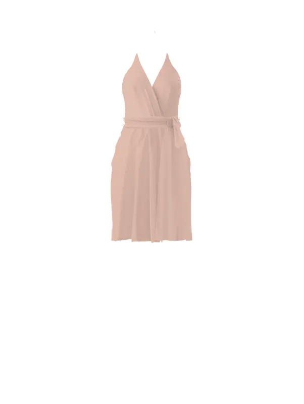 Bodice(Carmelle), Skirt(Carla),Belt(Sash), blush sold by Amsale
